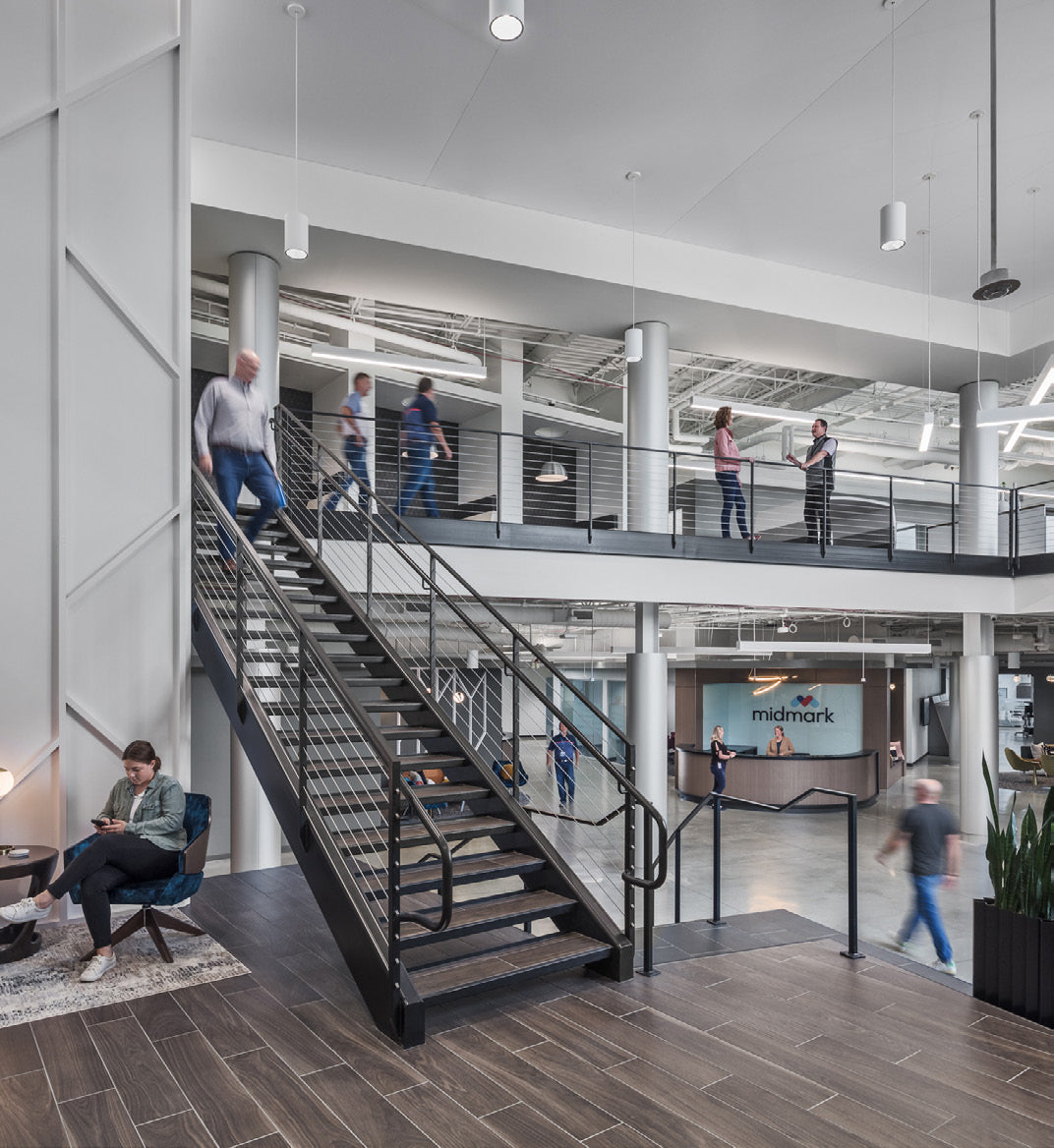 Interior of the new Midmark Cincinnati facility