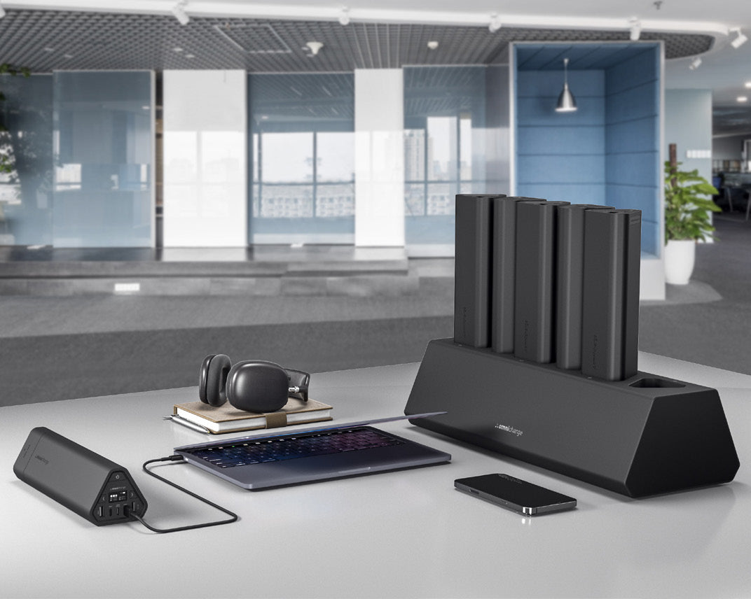 Omnicharge Power Station in a flexible meeting room
